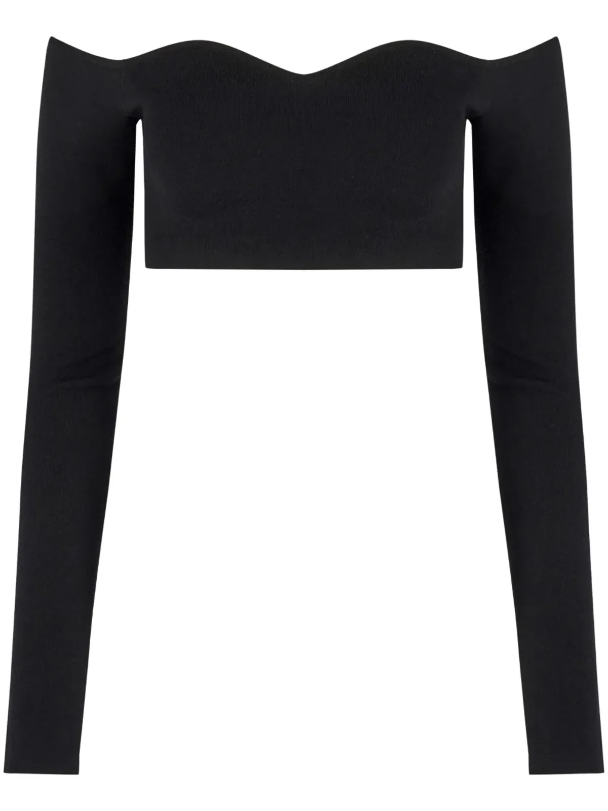 Nina Ricci オフショルダークロップトップ - 画像1