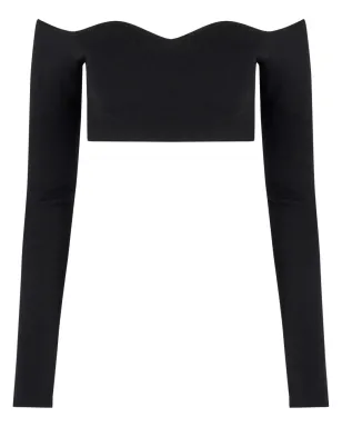 Nina Ricci オフショルダークロップトップ - サムネイル1