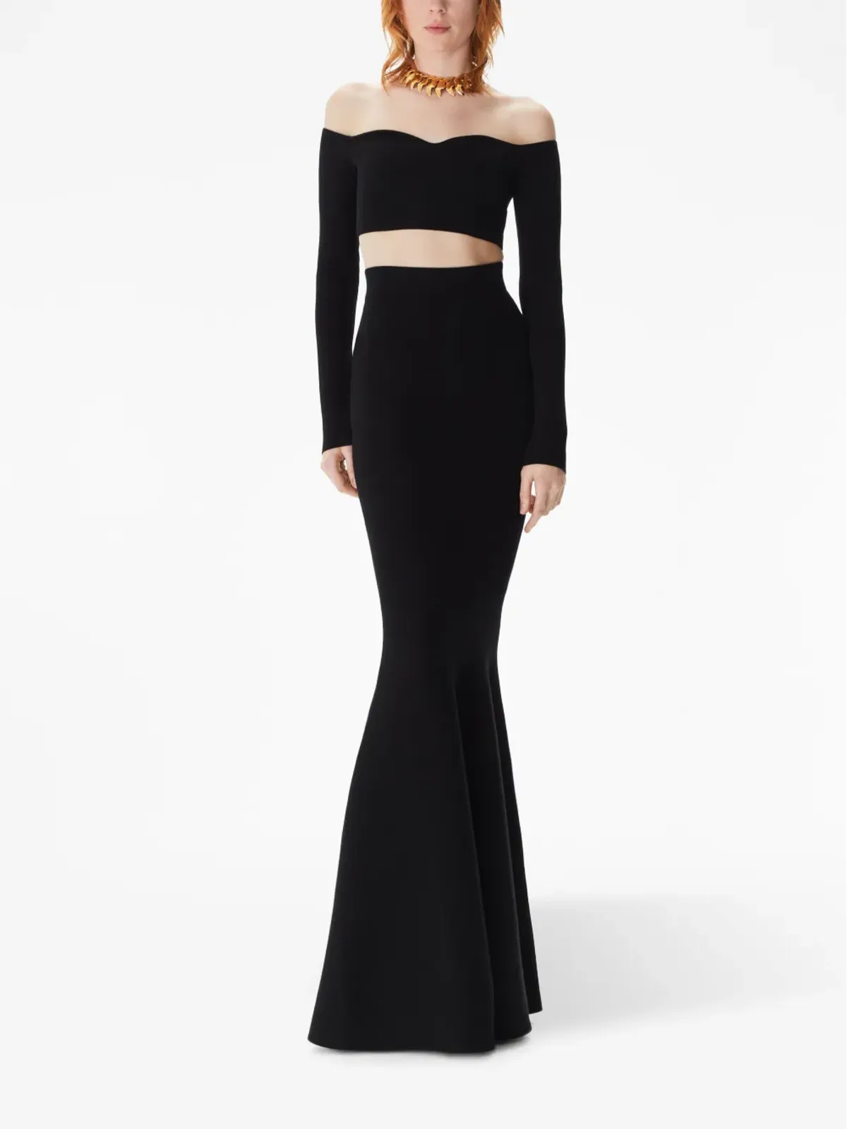 Nina Ricci オフショルダークロップトップ - 画像2
