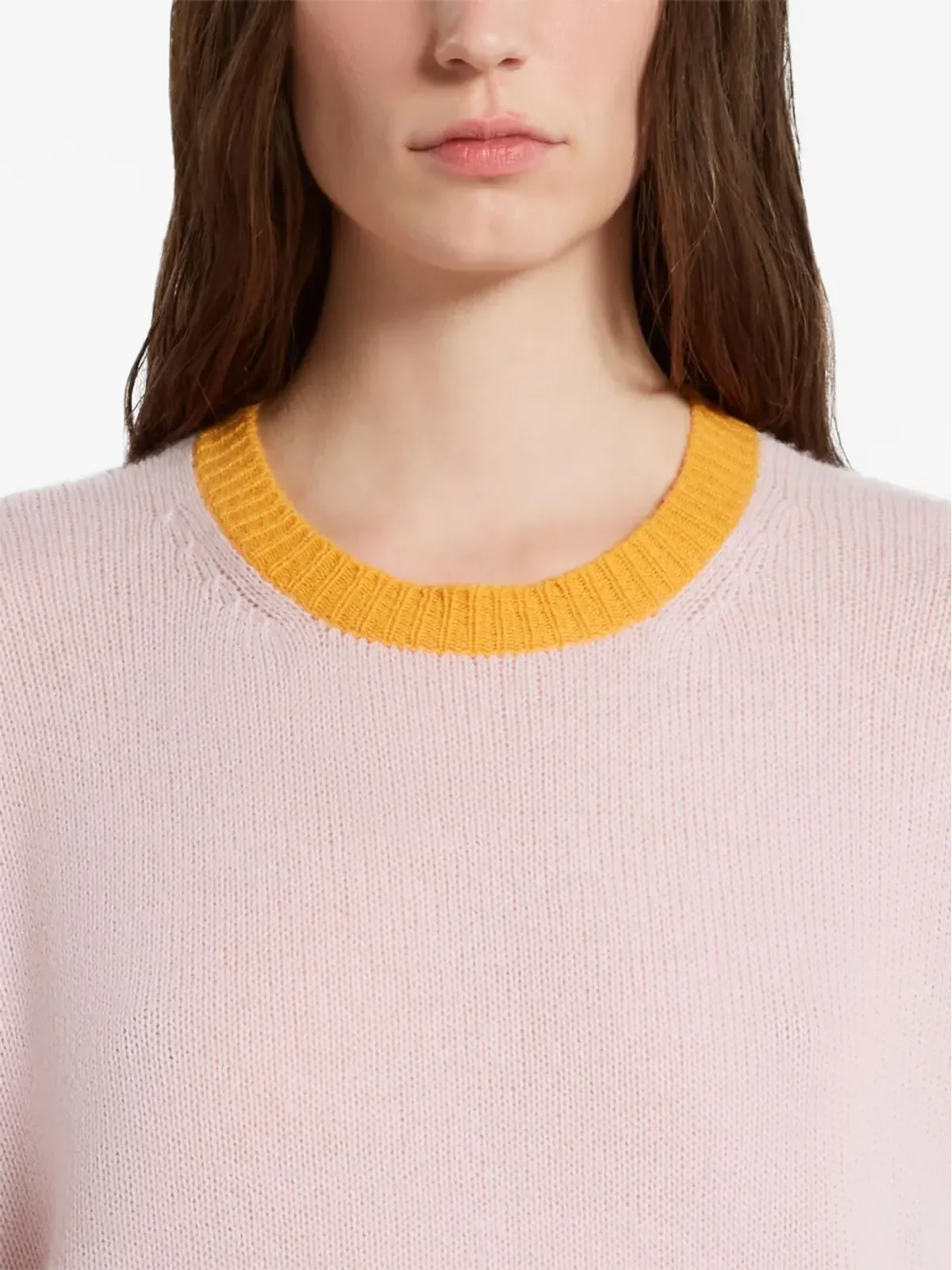 Marni カラー・ブロック カシミヤ ジャンパー - ピンク - 画像5