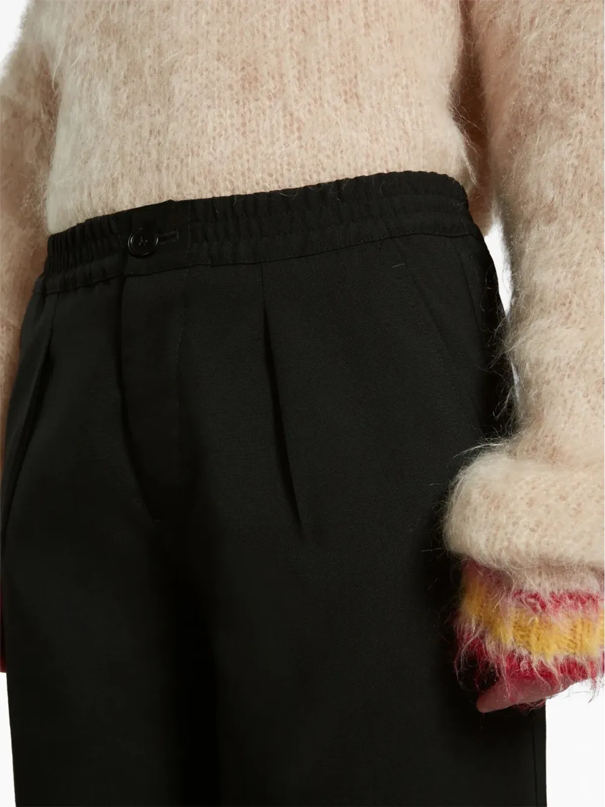 Marni プリーツウールパンツ - 画像4