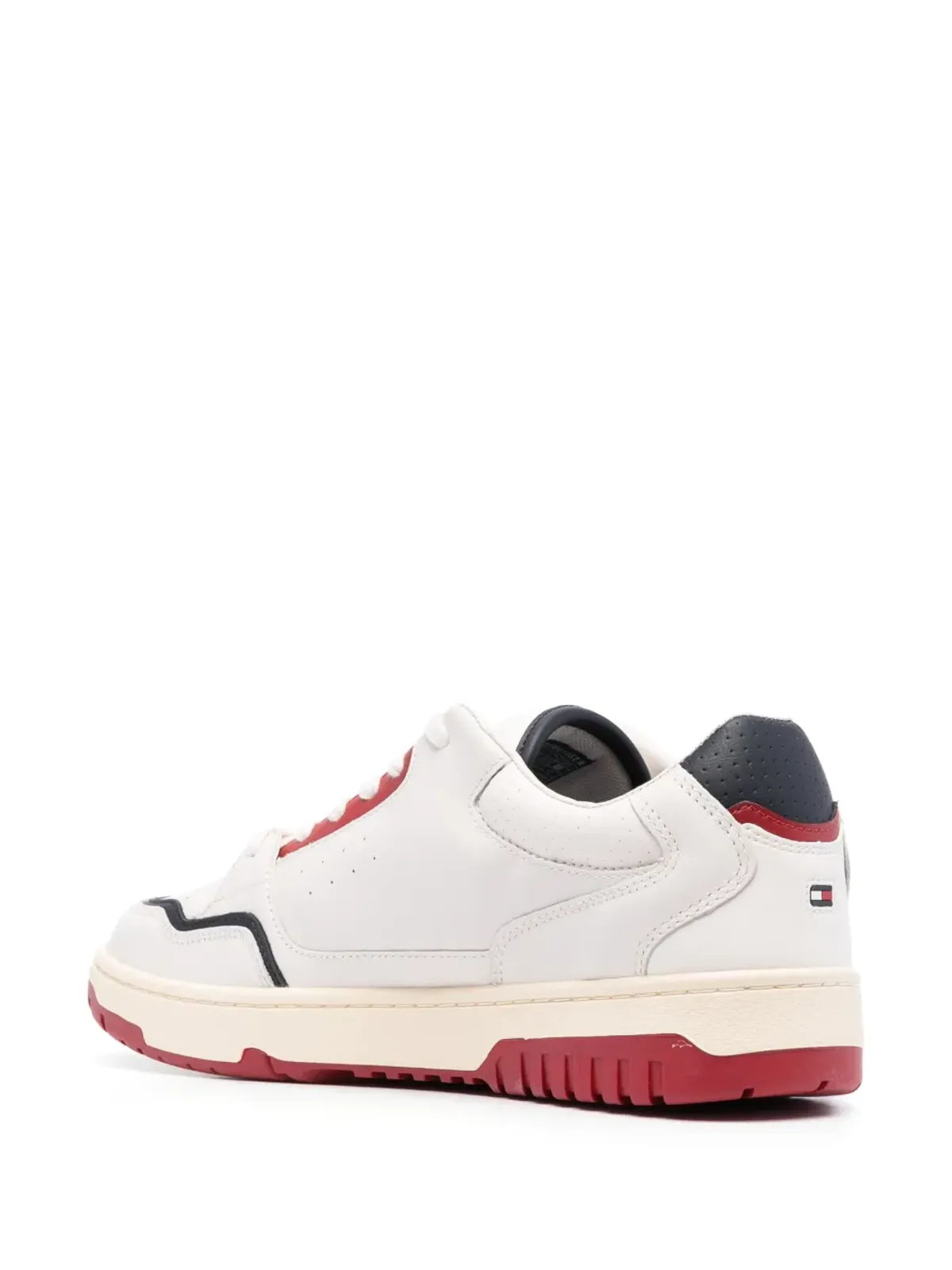 Tommy Hilfiger エンボスモノグラム ロー・トップスニーカー ホワイト - 画像3