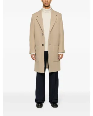 AMI Paris ヴァージンウール シングルブレストコート - サムネイル2