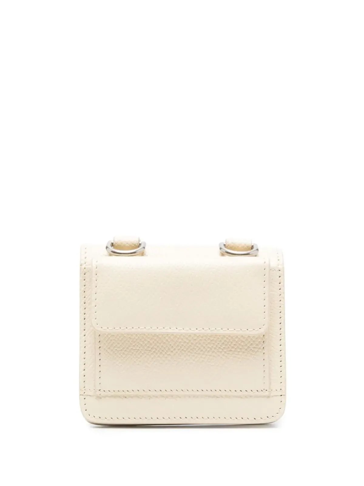 AMI Paris Ami de Coeur leather card holder - Neutrals - 画像2