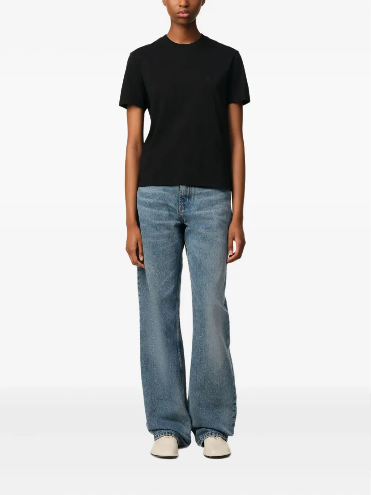 AMI Paris クルーネックTシャツ - ブラック - 画像2