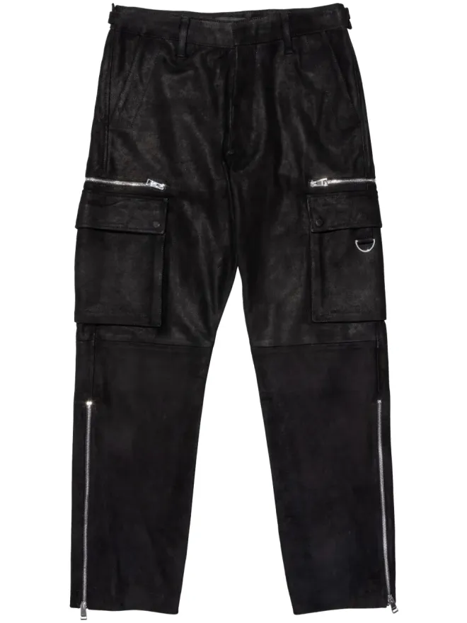 Purple Brand Purple Brand ジップ付きカーゴパンツ - ブラックの商品画像