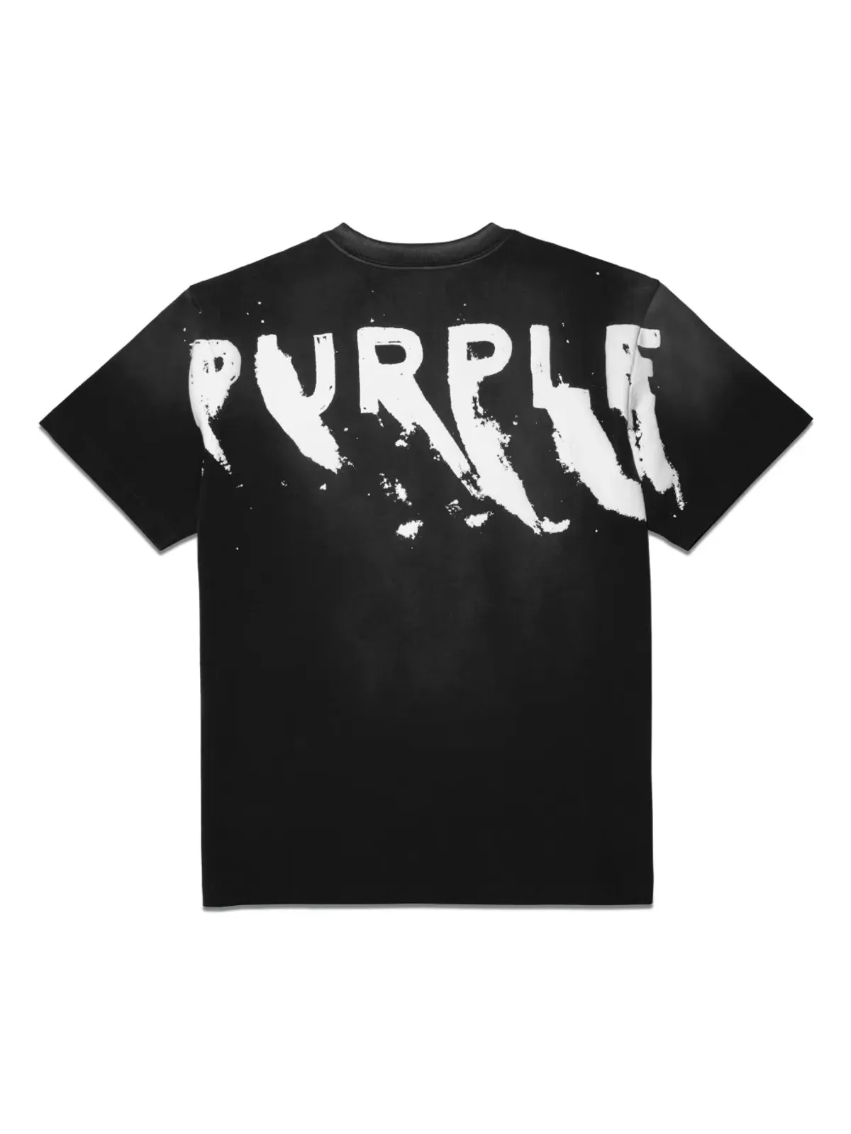 Purple Brand ロゴプリント コットン Tシャツ - 画像2