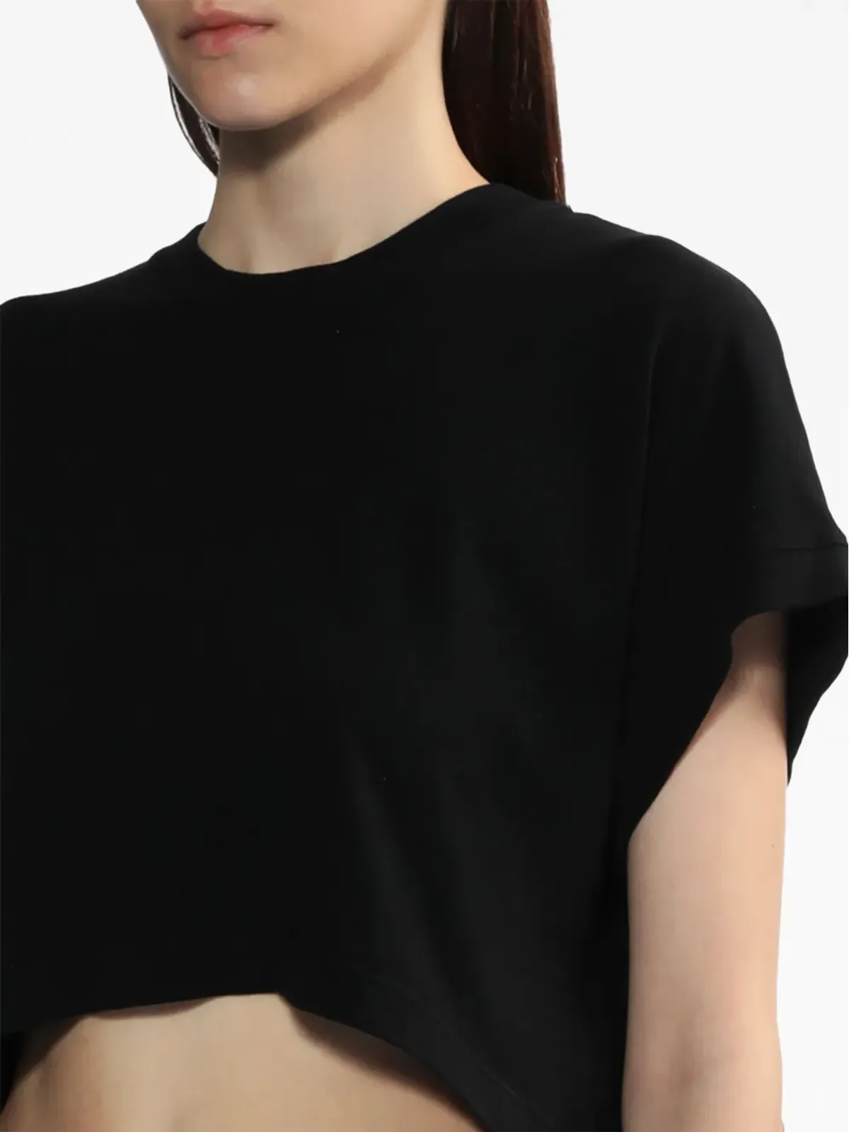 AGOLDE クロップドコットンTシャツ - 画像5