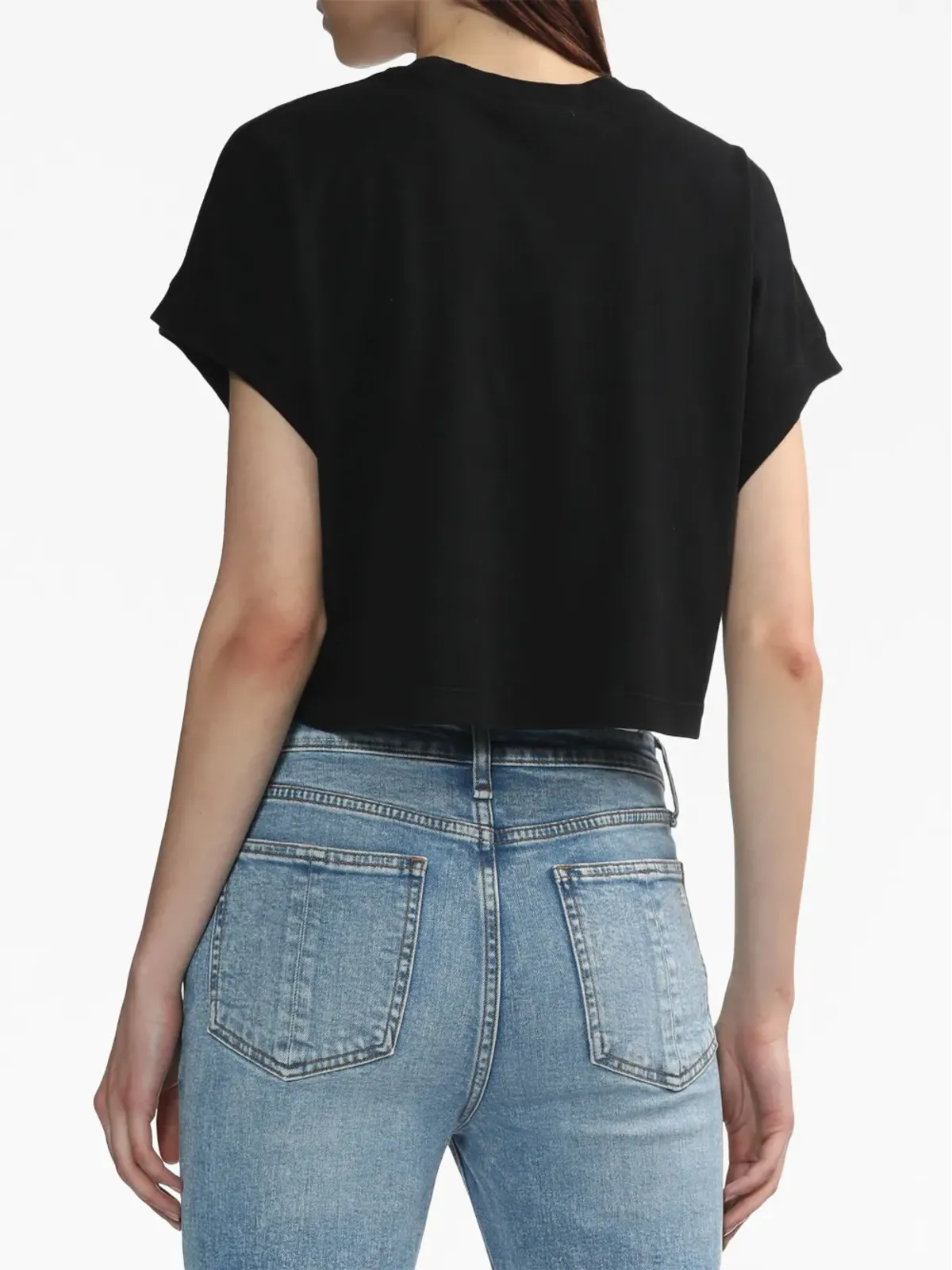 AGOLDE クロップドコットンTシャツ - 画像4