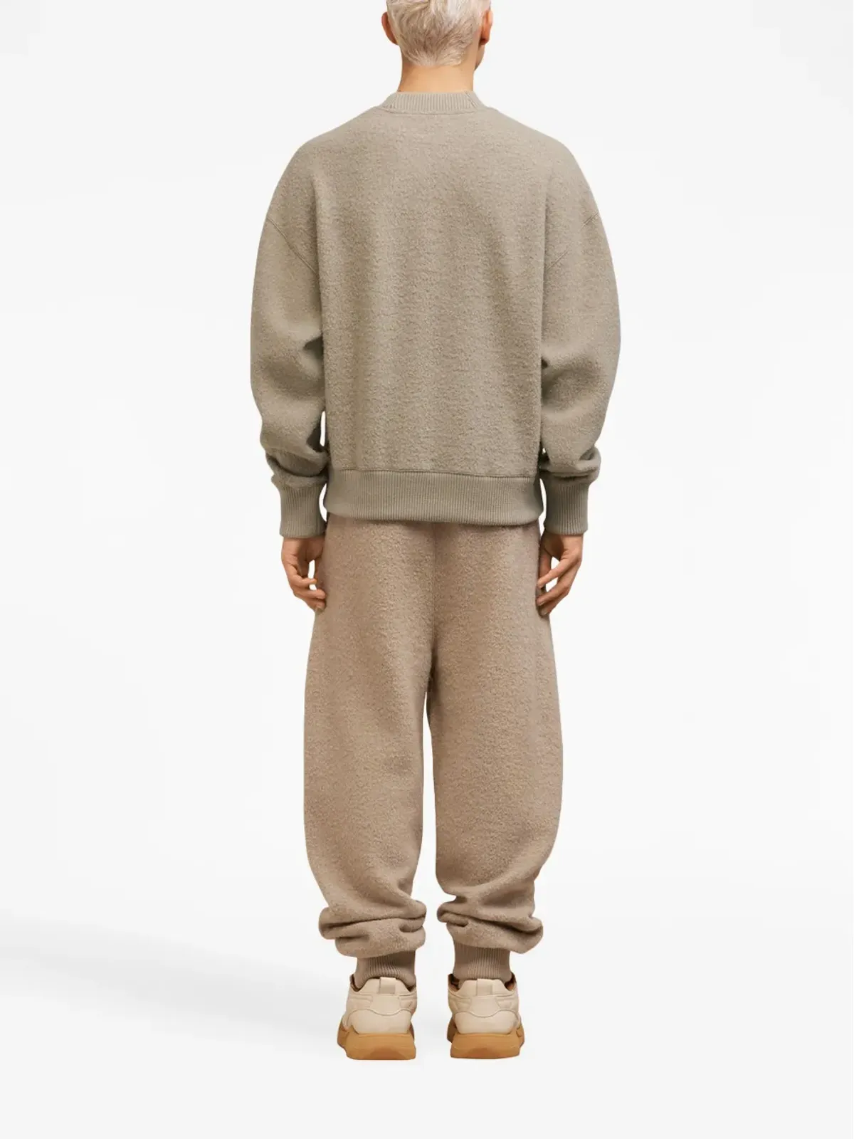 AMI Paris クルーネック フリース スウェットシャツ - 画像5