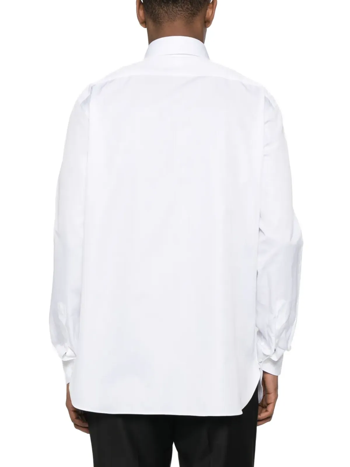 Zegna トーン・ピンストライプ柄シャツ - 画像4