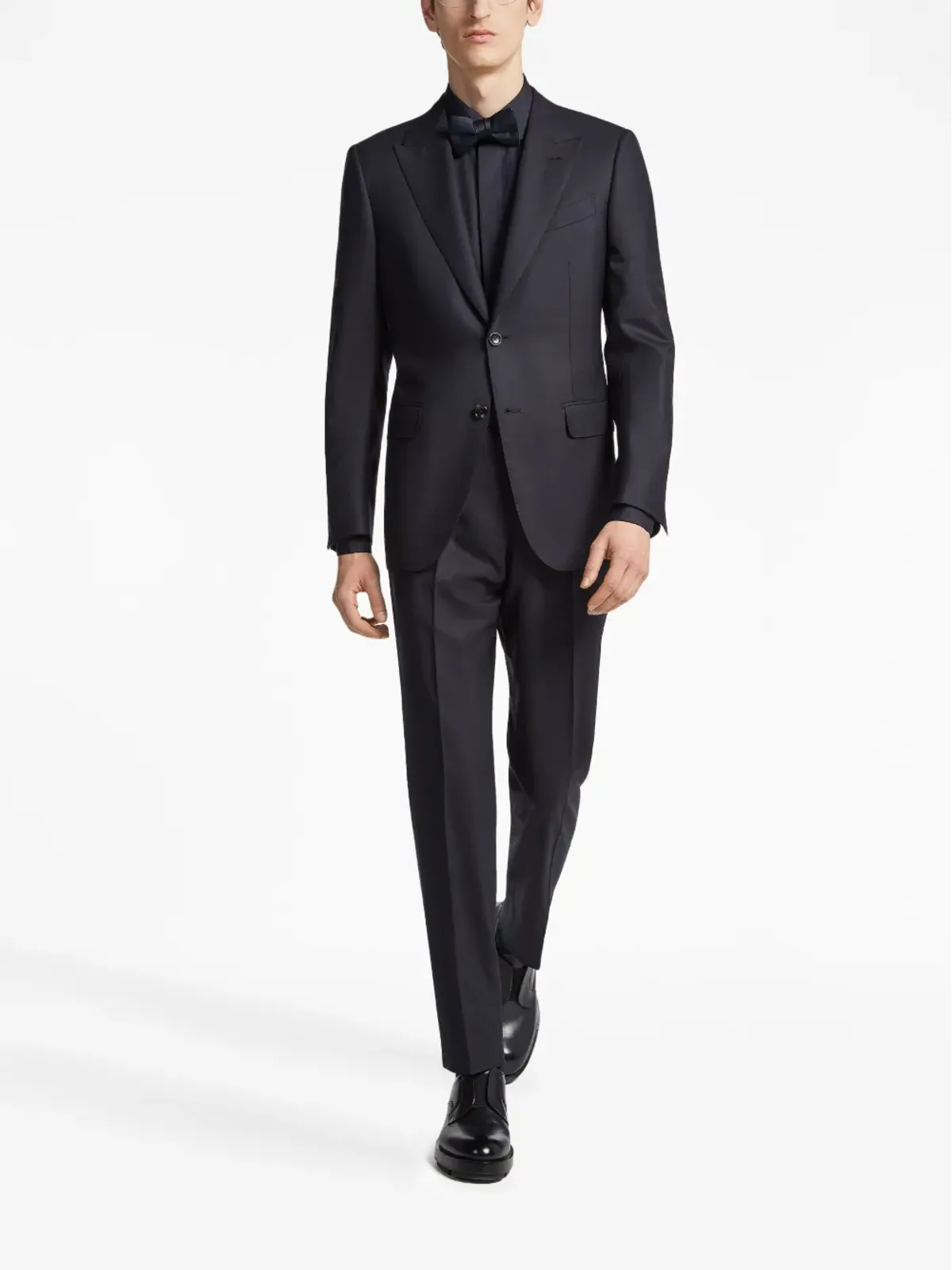 Zegna トロフェオ シャツ ブルー - 画像2