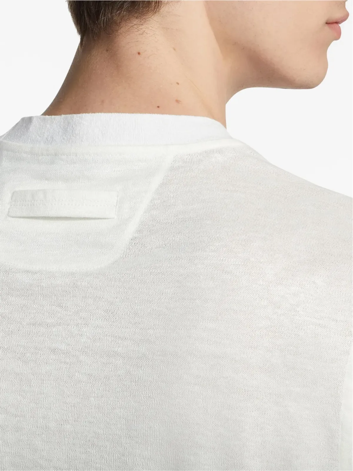 Zegna リネン半袖Tシャツ - 画像5