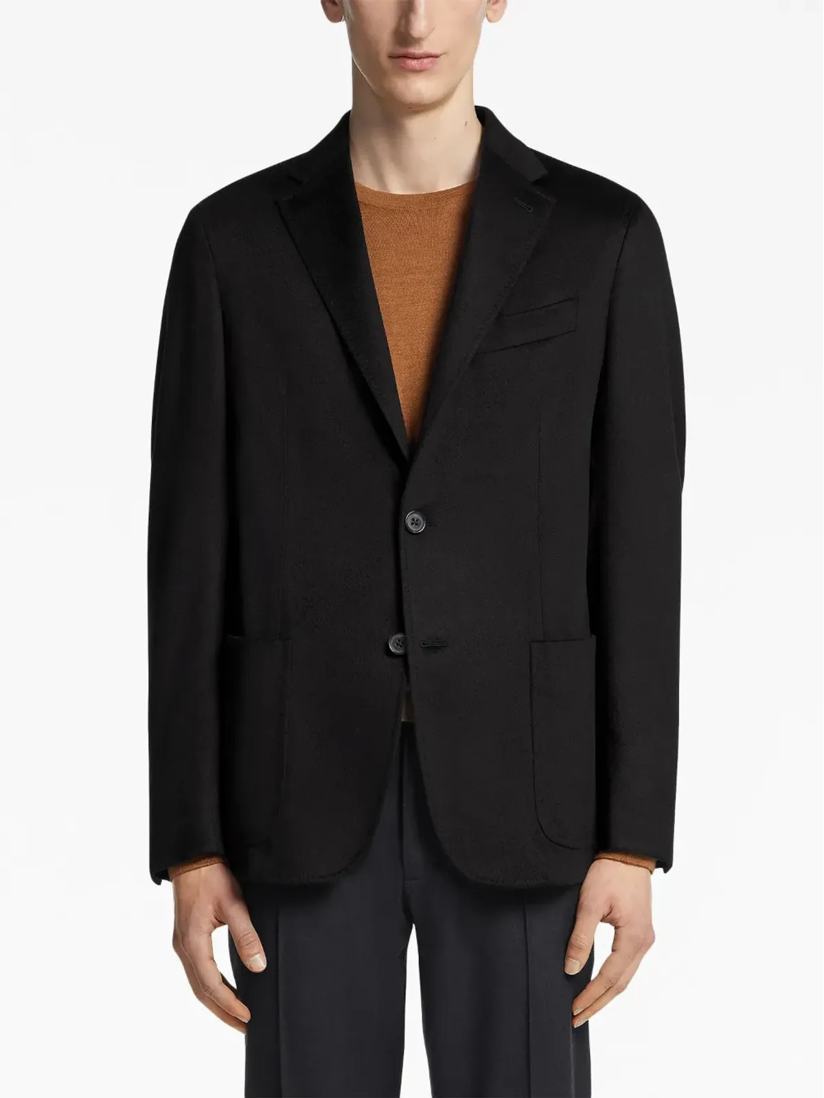 Zegna オアジ カシミヤ シャツジャケット - 画像2