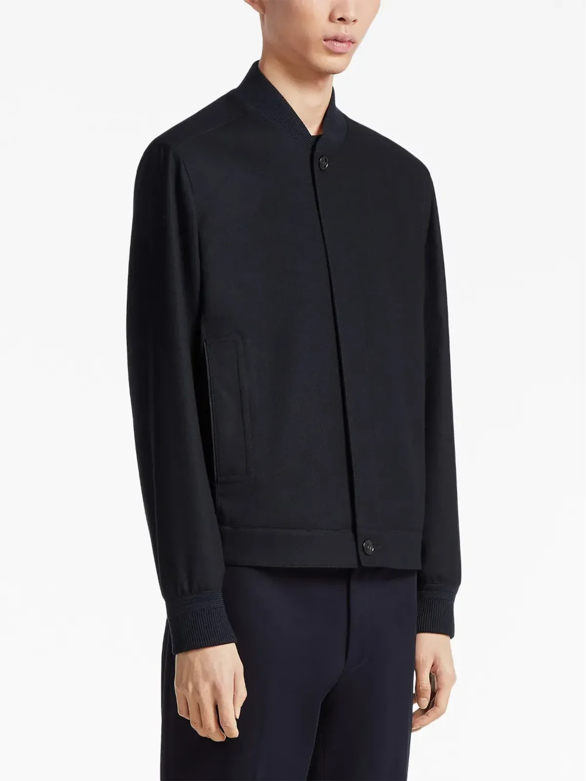 Zegna オアジ Elements カシミア ボンバー ジャケット - 画像3
