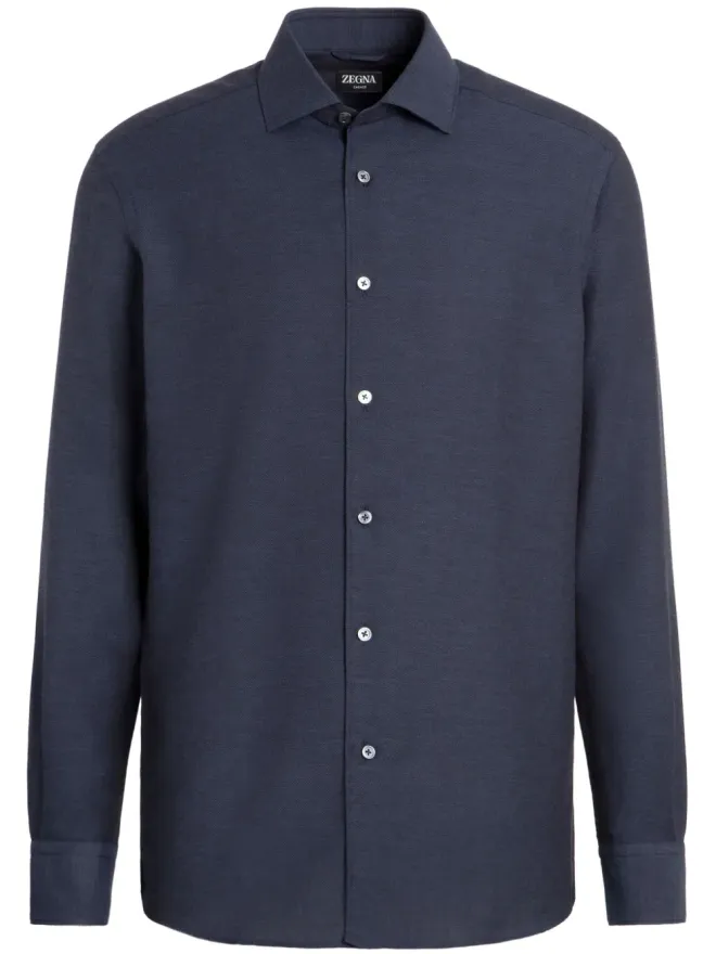 ZEGNA Zegna Cashco コットンブレンド シャツの商品画像