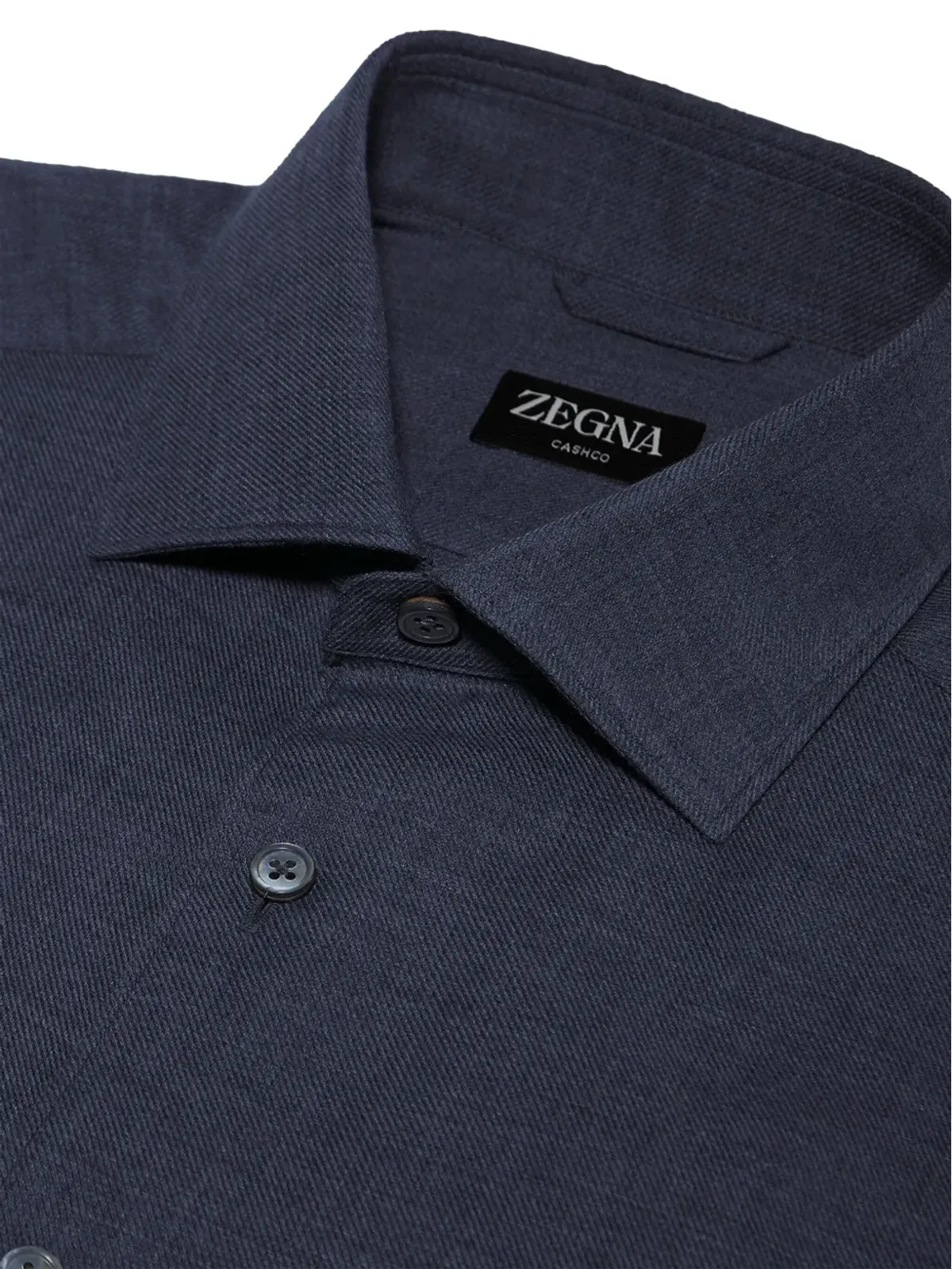 Zegna Cashco コットンブレンド シャツ - 画像2