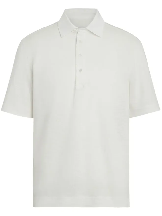 ZEGNA Zegna リネン半袖ポロシャツの商品画像