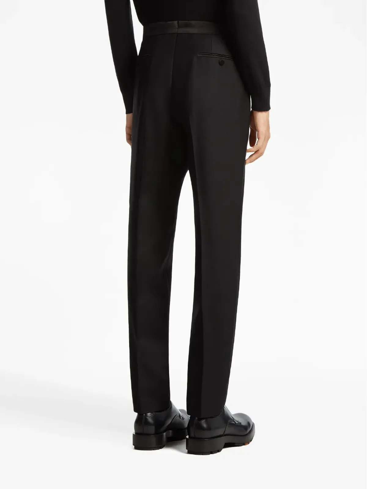 Zegna ウールモヘア テーラードパンツ - 画像5