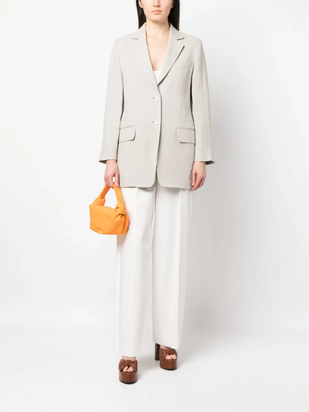 Max Mara アデルキ オーバーサイズ リネンブレザー - 画像2