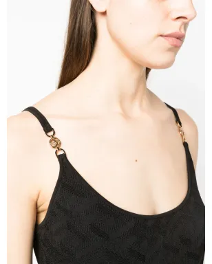 Versace La Greca編みニットミディドレス - サムネイル5
