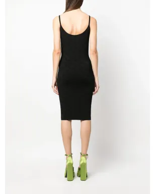 Versace La Greca編みニットミディドレス - サムネイル4