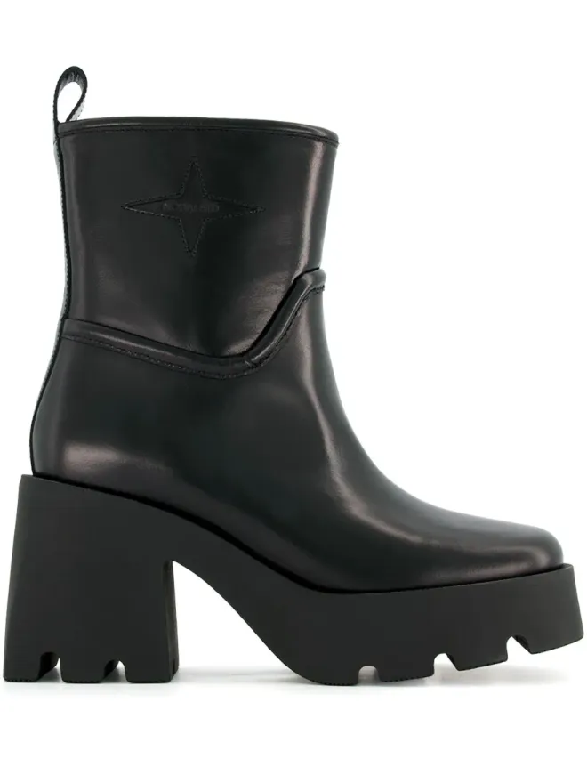 Nodaleto Nodaleto Bulla Rainy leather boots - Blackの商品画像