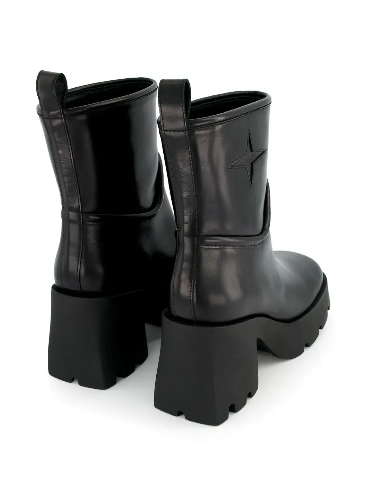 Nodaleto Bulla Rainy leather boots - Black - 画像3