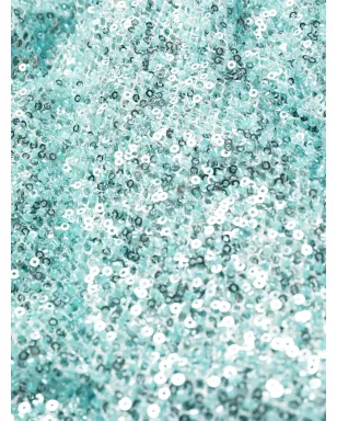 Self-Portrait sequin-embellished mesh trousers - Blue - サムネイル5