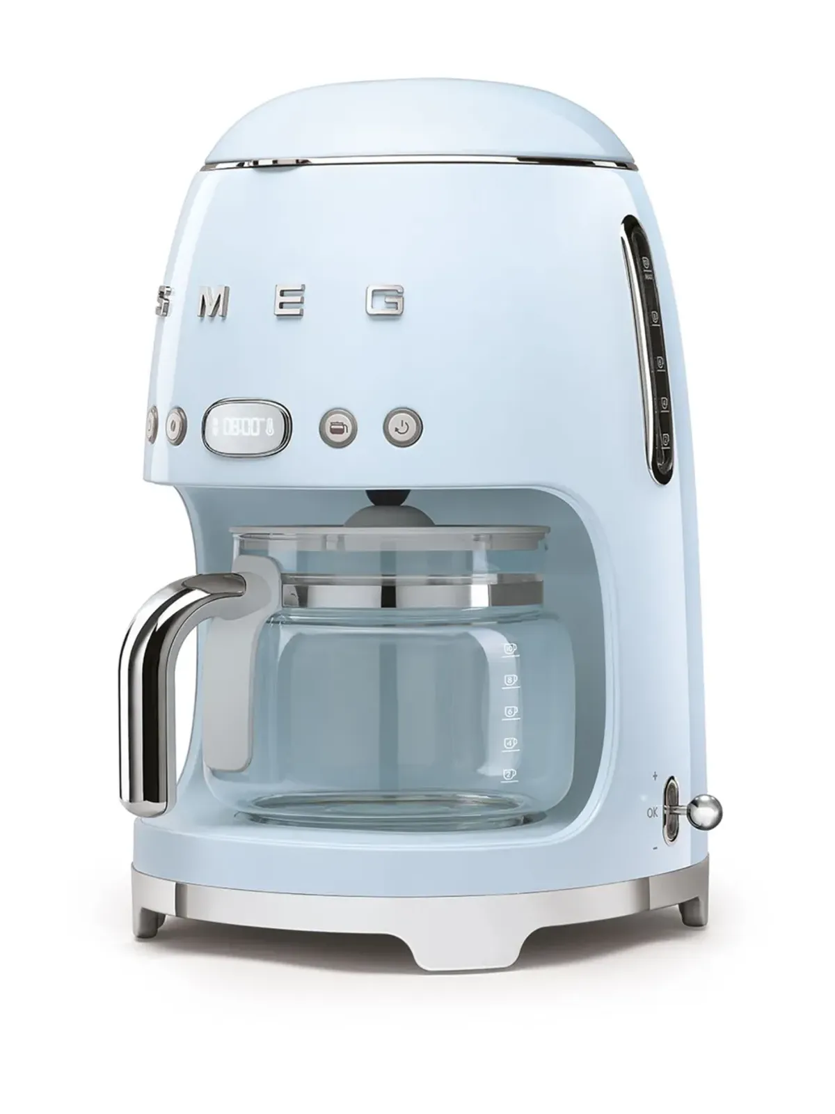Smeg ロゴ文字入りフィルターコーヒーマシン - Blue - 画像2
