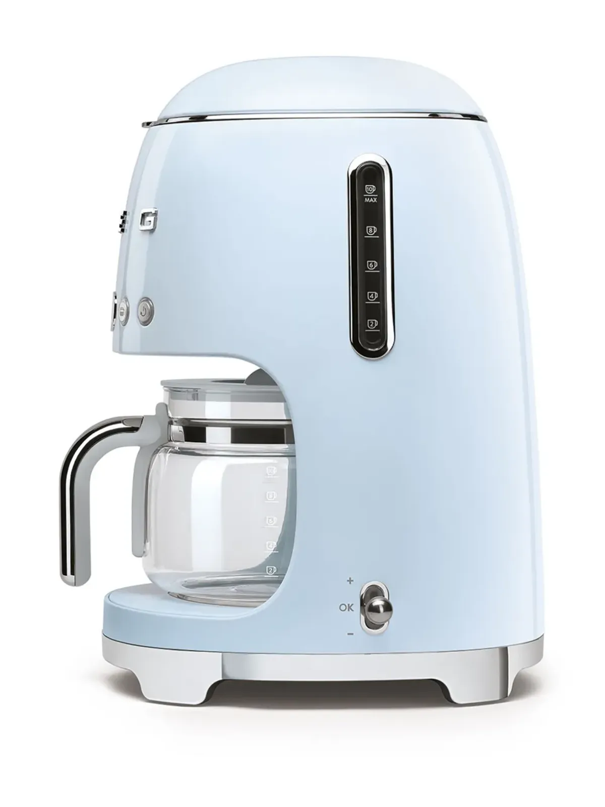 Smeg ロゴ文字入りフィルターコーヒーマシン - Blue - 画像3