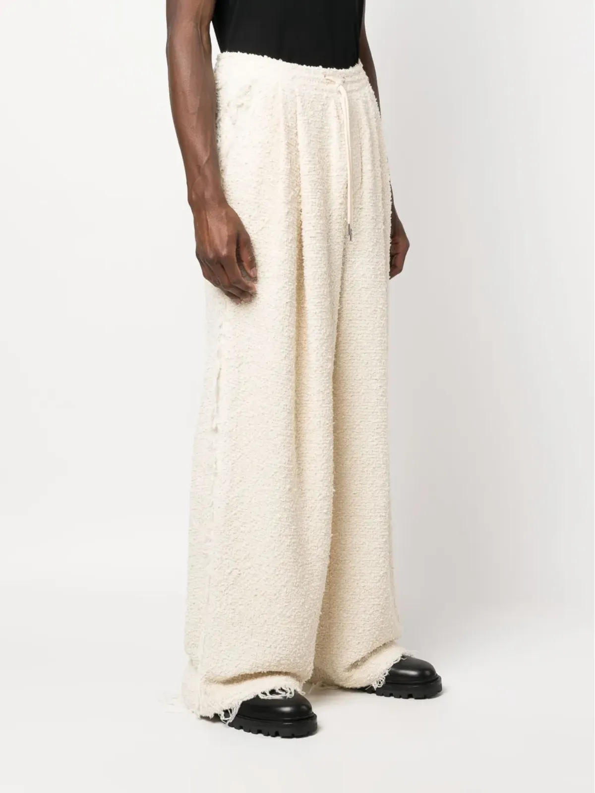 Eckhaus Latta ブークレ・ワイドパンツ - 画像4
