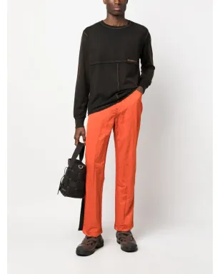 Eckhaus Latta シワ加工ストレートパンツ - レッド - サムネイル2