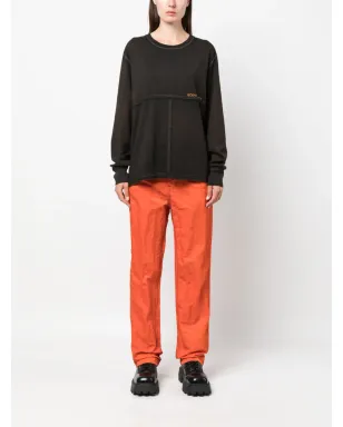 Eckhaus Latta シワ加工ストレートパンツ - レッド - サムネイル3