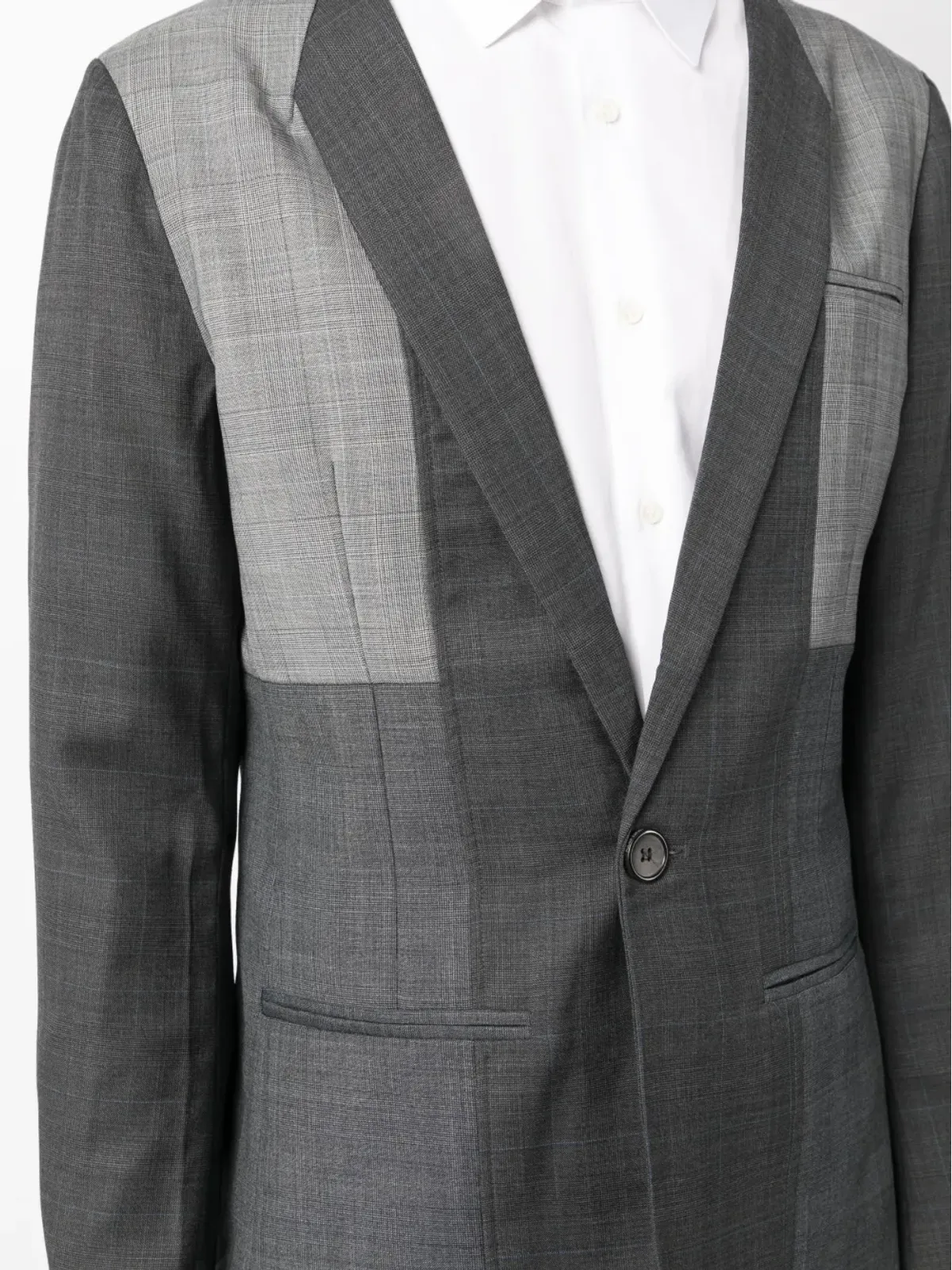 Private Stock The Martel shawl-lapels blazer - Grey - 画像5