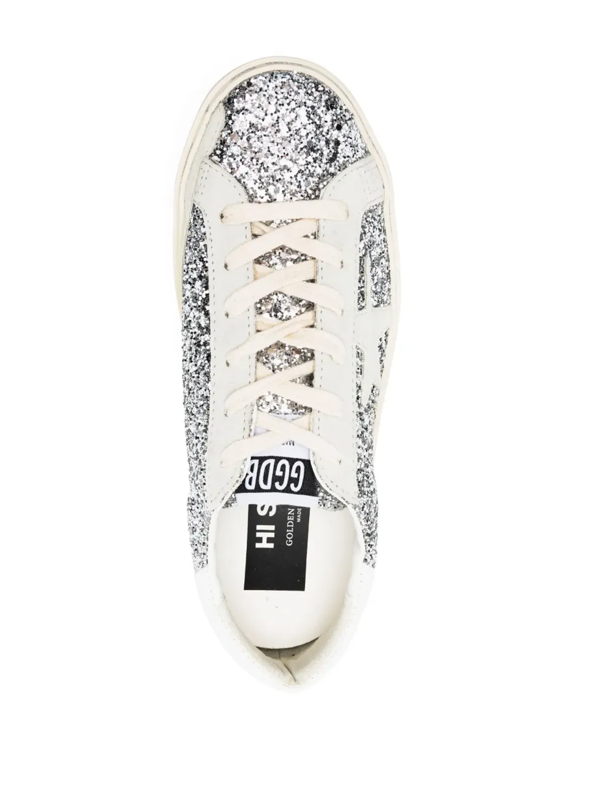Golden Goose Hi-Star グリッター スニーカー - 画像4