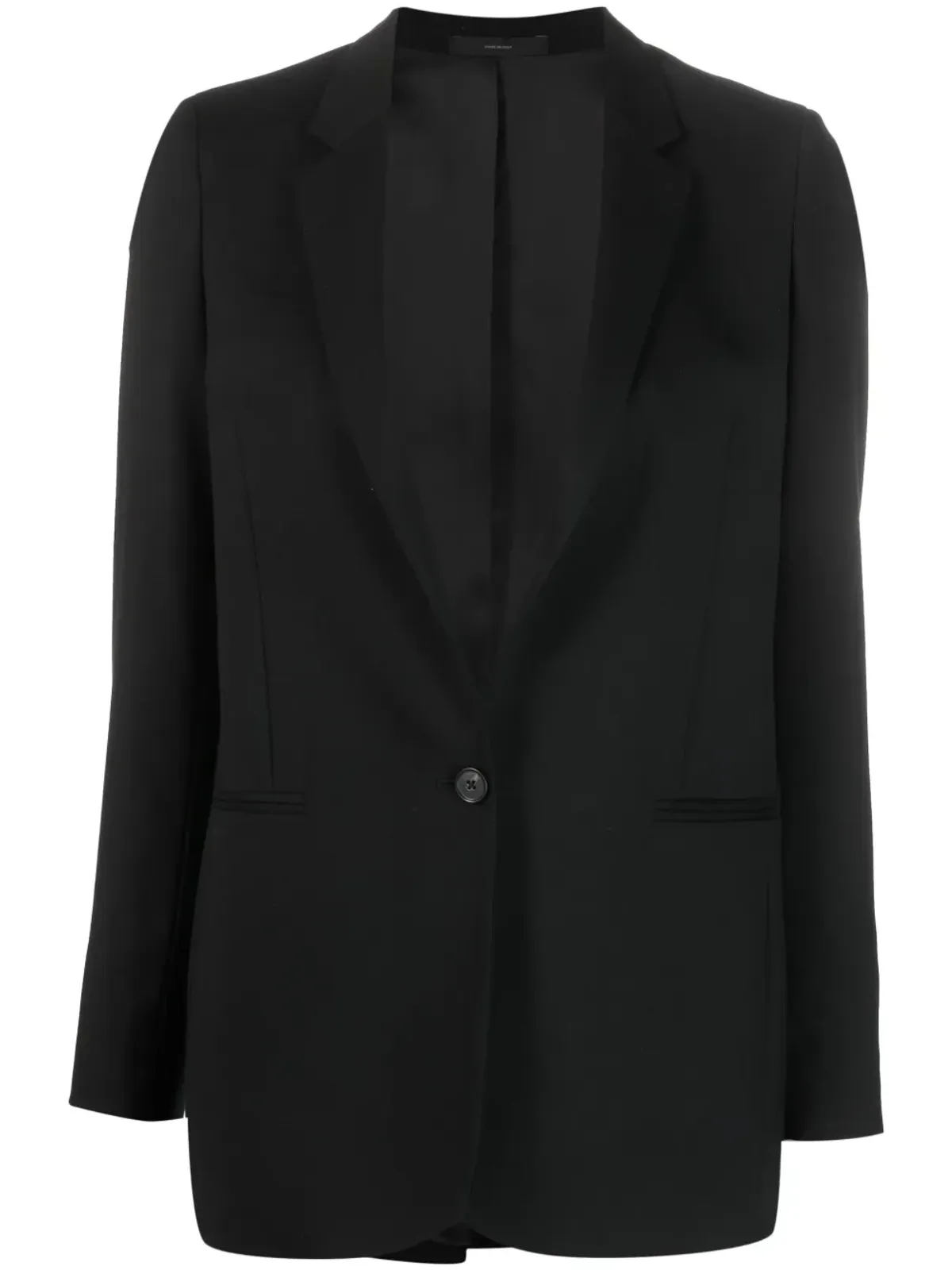 Paul Smith ブラック ウール シングルブレスト ブレザー - 画像1