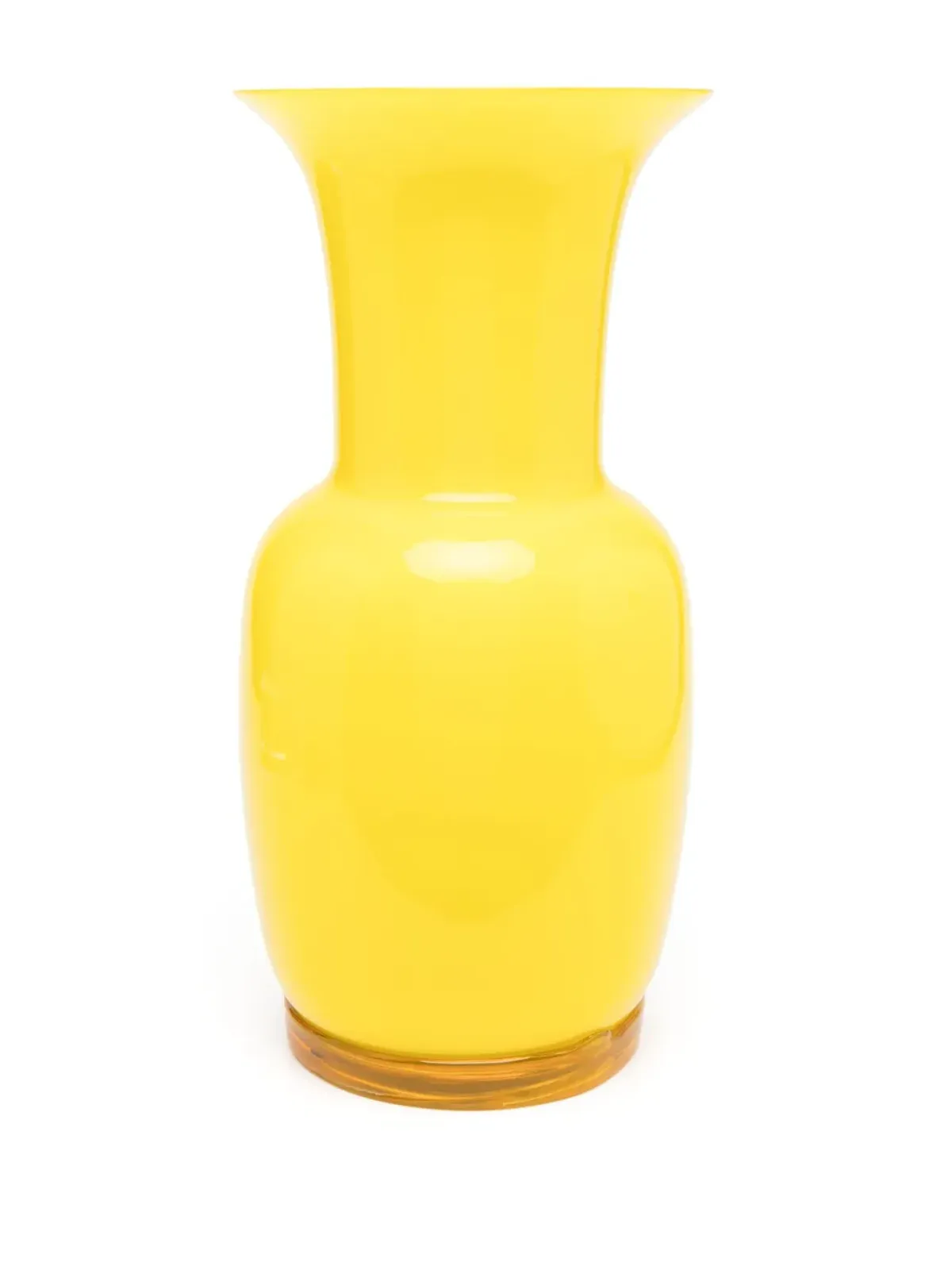 Venini Opalino porcelain vase - Yellow - 画像2