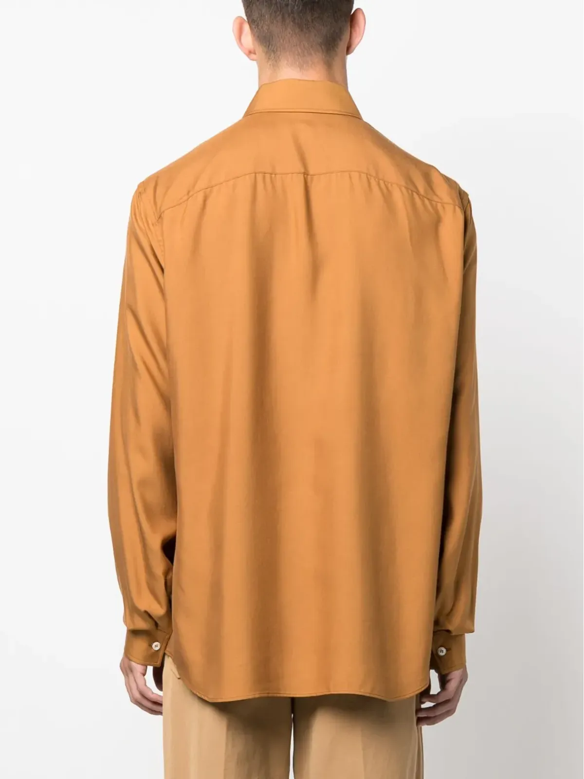 Bally ポイントカラー シルクシャツ - 画像4