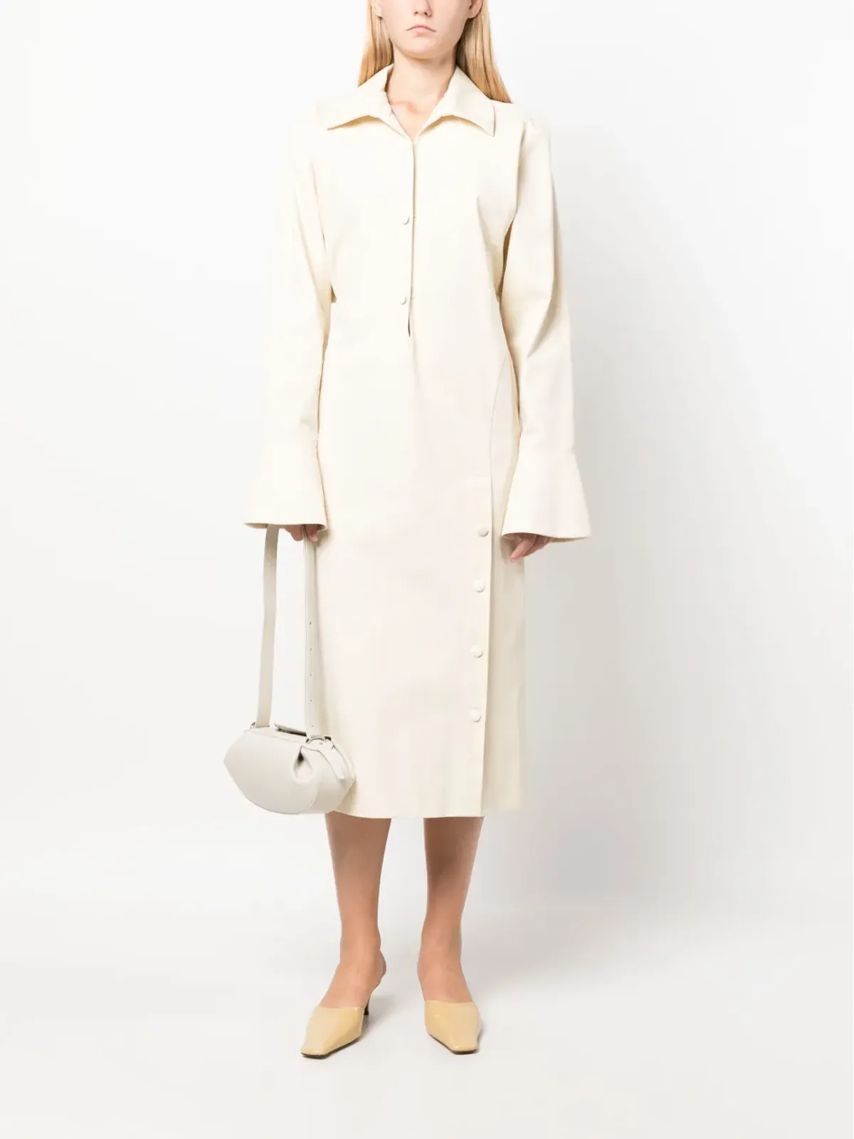 Bally ボタンアップ長袖ワンピース - 画像2