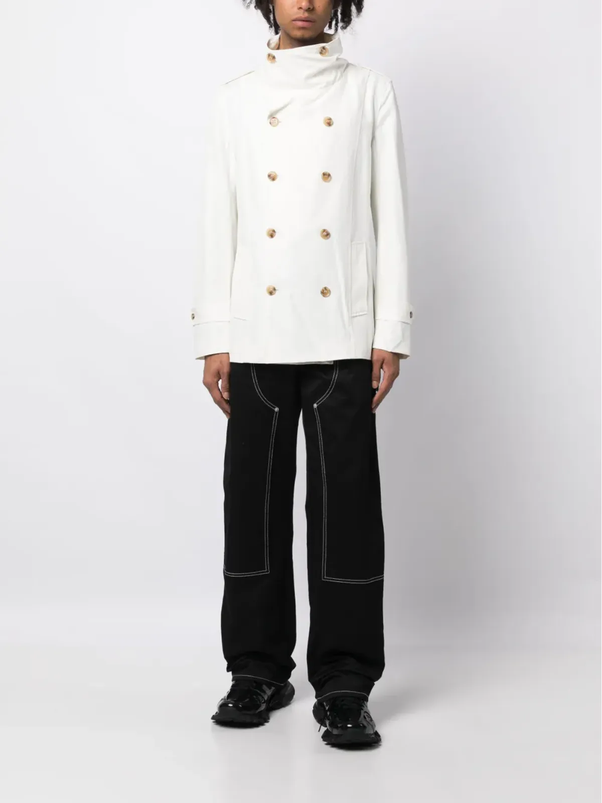 Private Stock The Claude stand-up collar jacket - 画像2