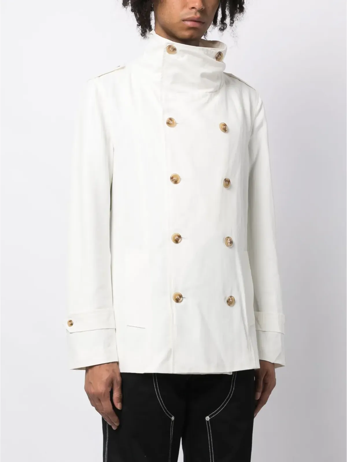 Private Stock The Claude stand-up collar jacket - 画像3