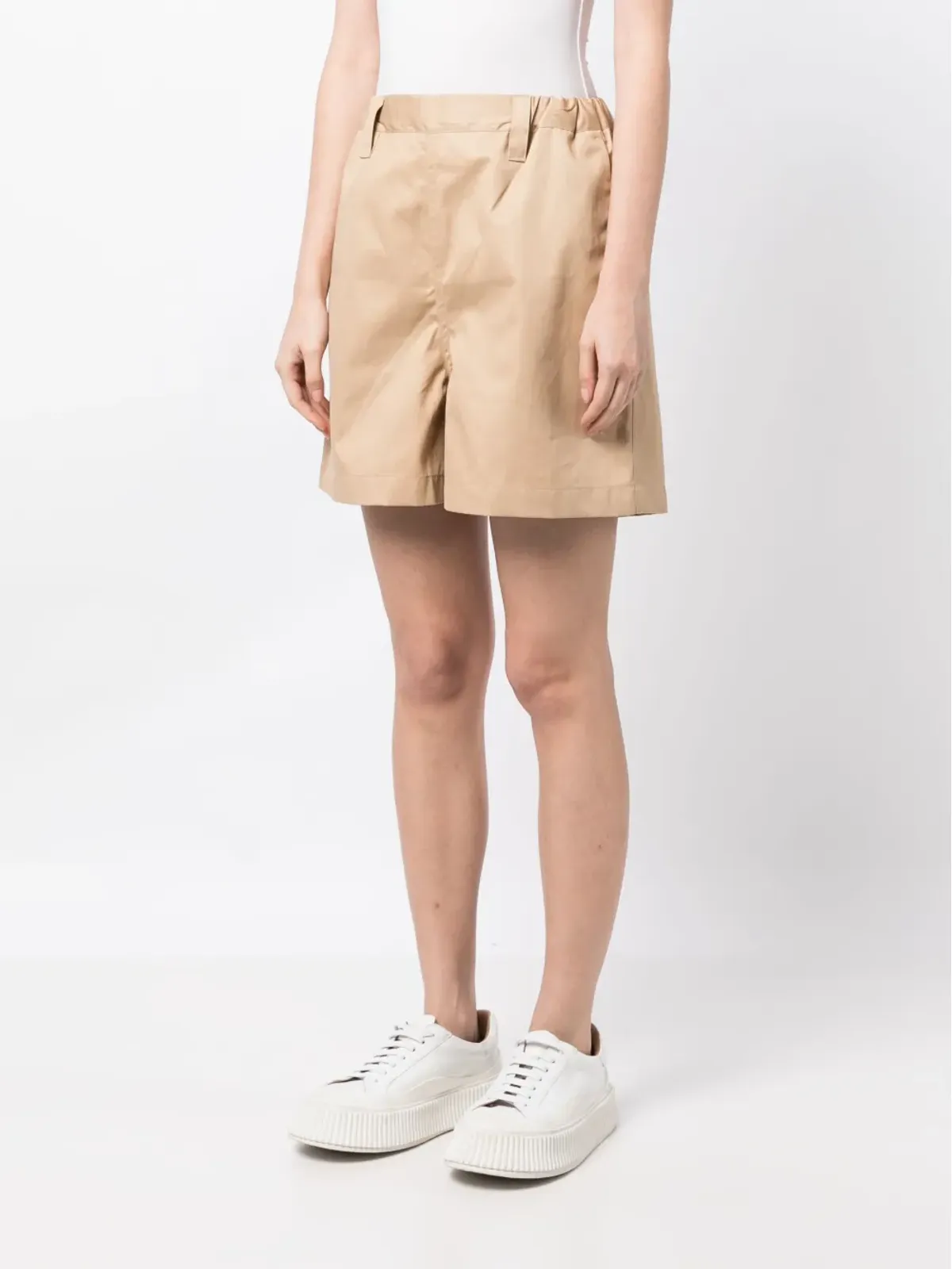 Sofie D'hoore ウエストゴム入り コットンショーツ - ブラウン - 画像3