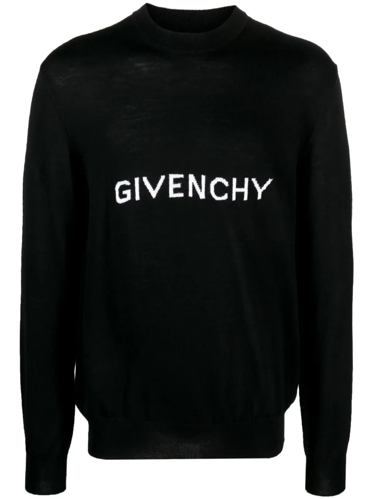 Givenchy ロゴ入りインターシャ ウールセーター - 画像1