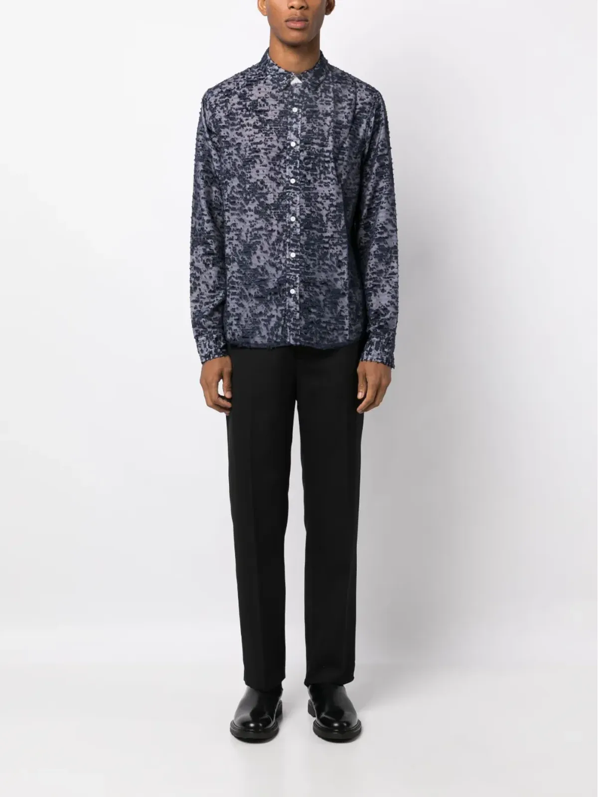 Private Stock The Vital textured shirt - 画像2