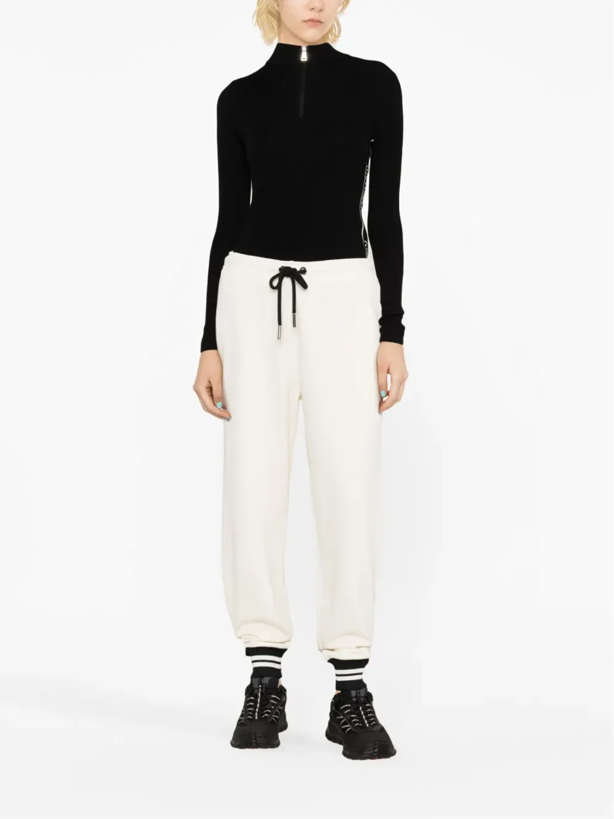 Moncler ストライプトリム トラックパンツ - 画像2