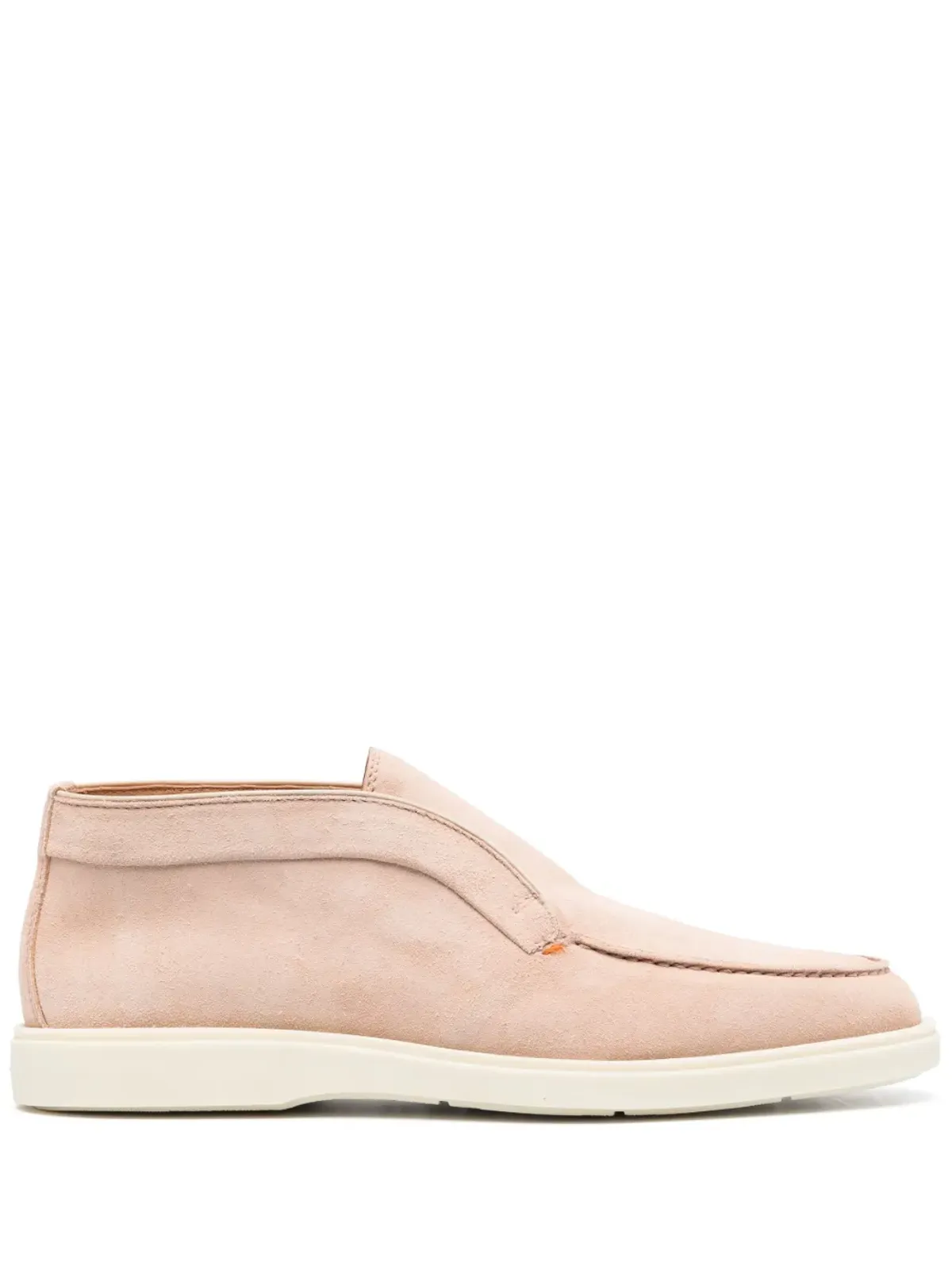 Santoni アーモンドトゥ・スエードブーツ - 画像1