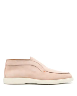 Santoni アーモンドトゥ・スエードブーツ - サムネイル1
