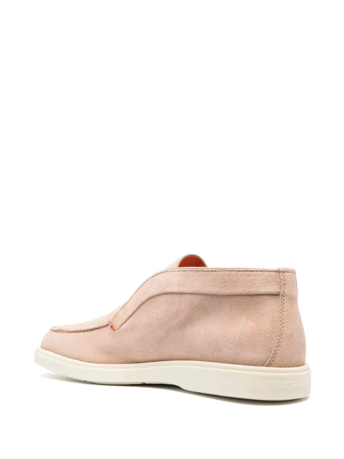 Santoni アーモンドトゥ・スエードブーツ - 画像3