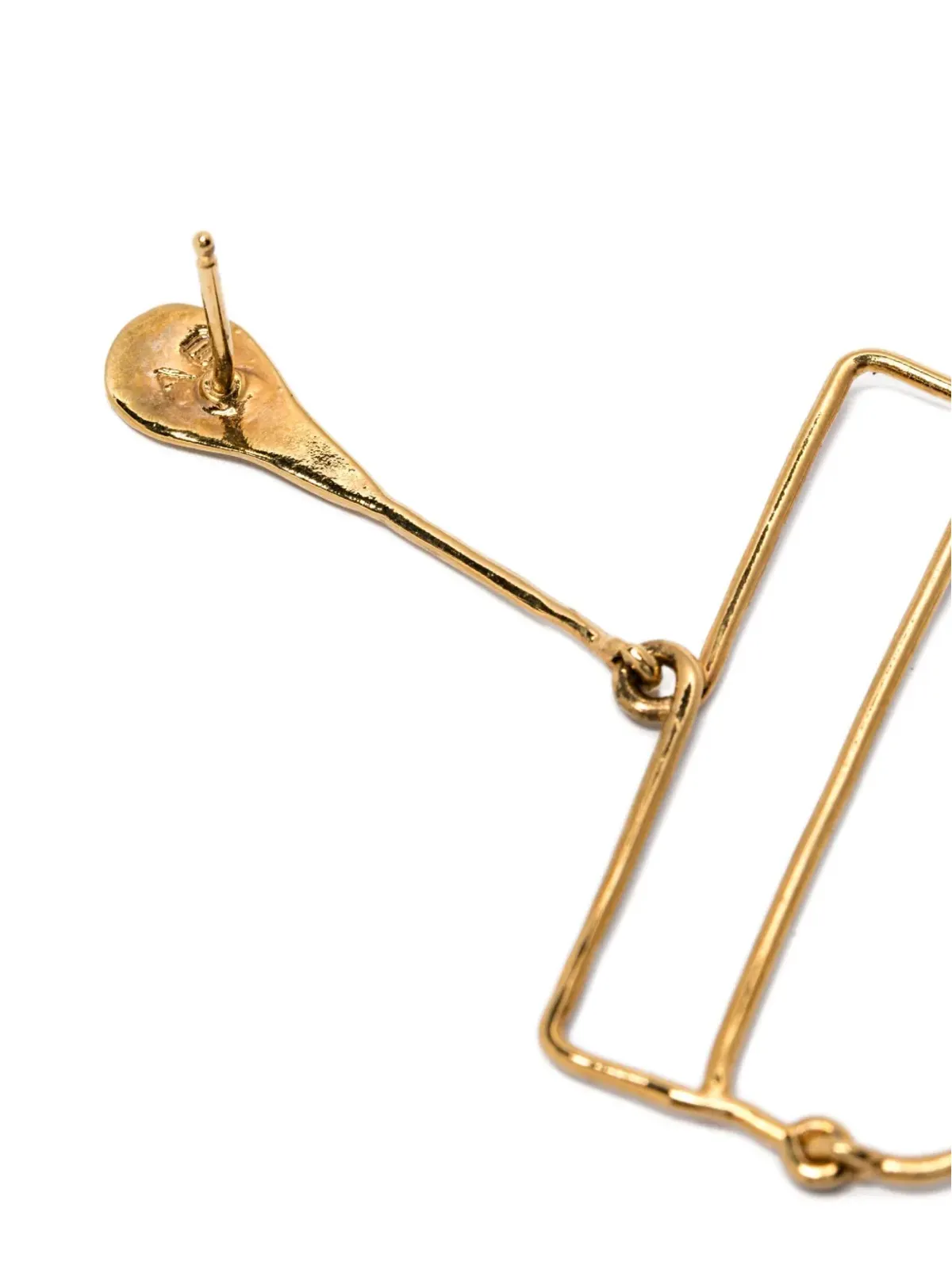 Aurelie Bidermann Sirocco淡水パール装飾ピアス - ゴールド - 画像2